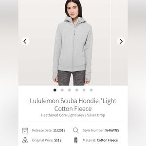 Lululemon scuba hoodie